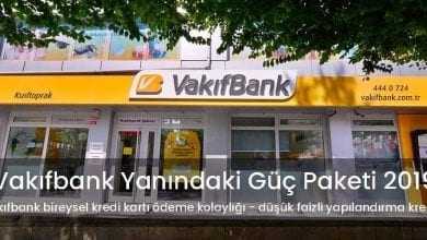 Vakıfbank Kredi Borç Yapılandırma Yanındaki Güç Paketi 2019