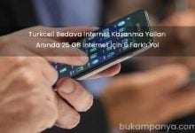 Turkcell Bedava İnternet Kazanma Yolları (Anında 25GB)